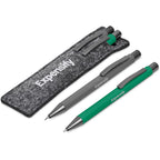 Omaha Ball Pen & Pencil Set in Green — Print Fast Express