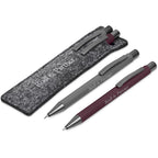 Omaha Ball Pen & Pencil Set in Maroon — Print Fast Express