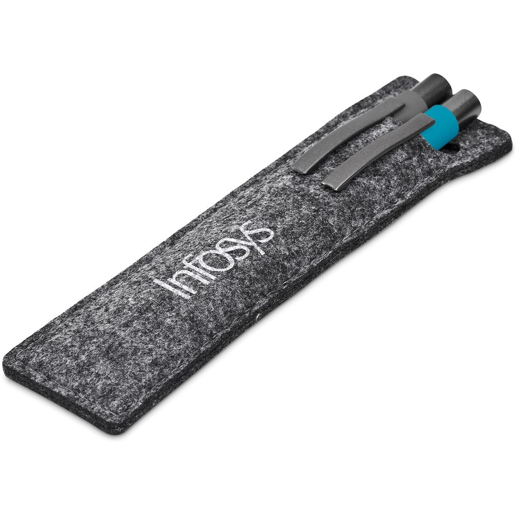 Omaha Ball Pen & Pencil Set in Turquoise - Print Fast Express