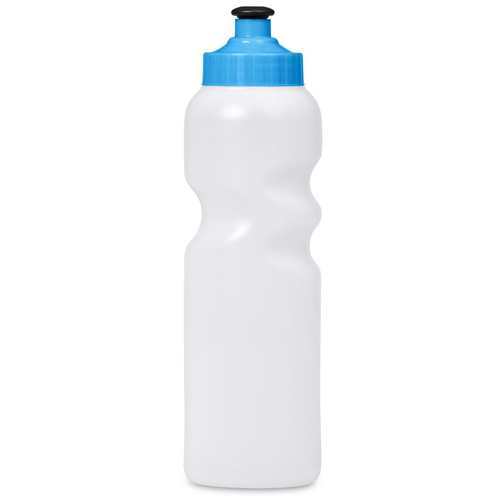 Helix Plastic Water Bottle - 500ml in Cyan - Print Fast Express