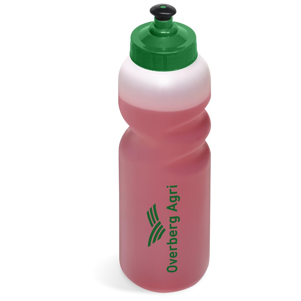 Helix Plastic Water Bottle - 500ml in Green — Print Fast Express