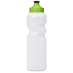Helix Plastic Water Bottle - 500ml in Lime - Print Fast Express