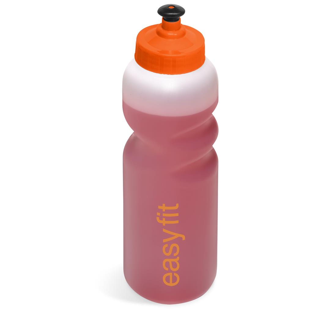 Helix Plastic Water Bottle - 500ml in Orange — Print Fast Express