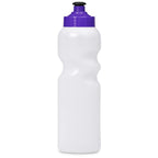 Helix Plastic Water Bottle - 500ml in Purple - Print Fast Express