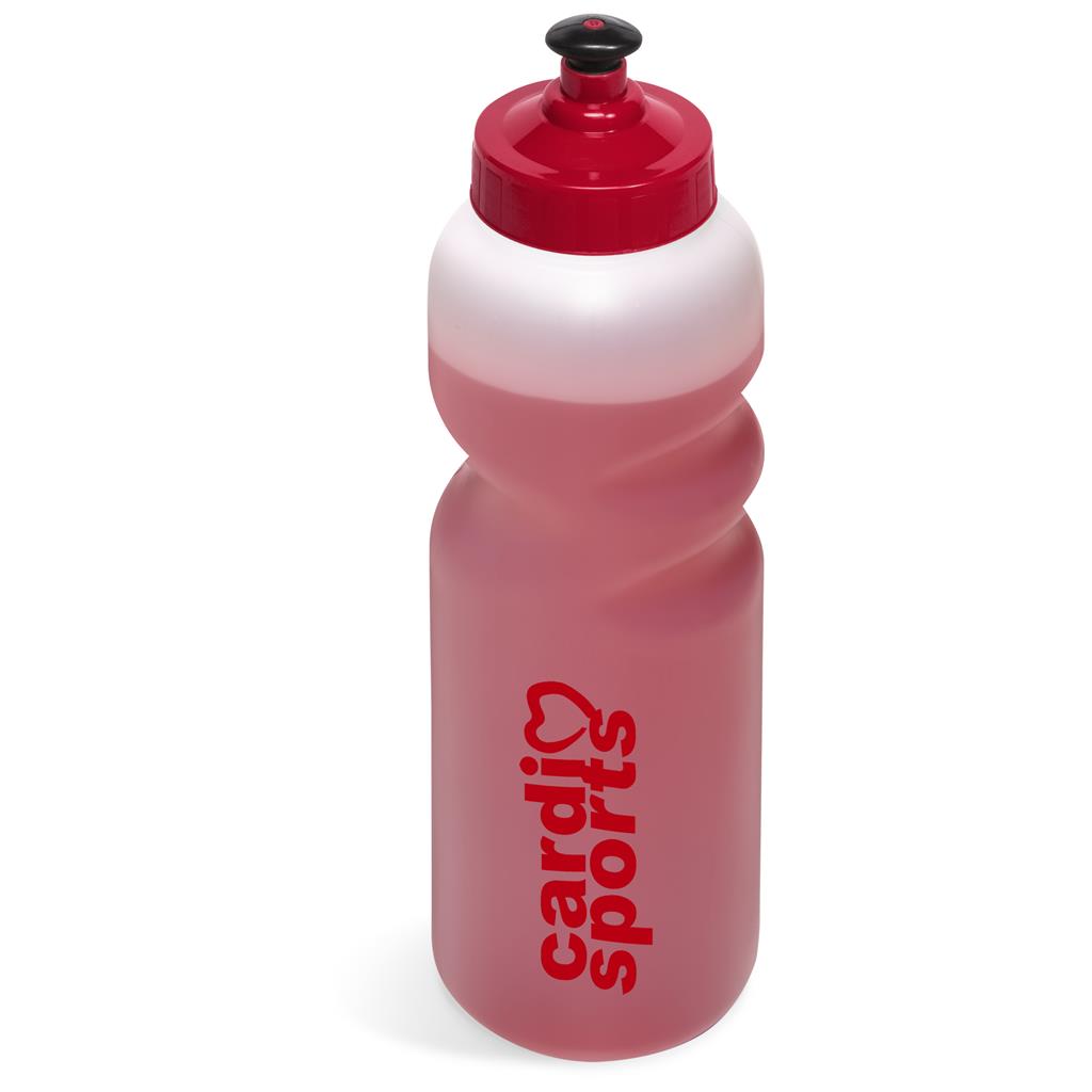 Helix Plastic Water Bottle - 500ml in Red — Print Fast Express