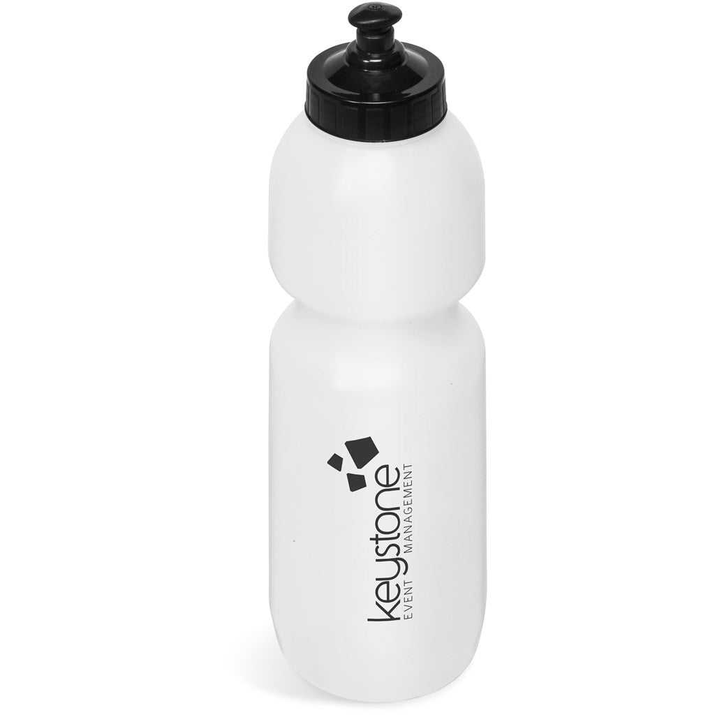 Alpine Plastic Water Bottle - 800ml in Black — Print Fast Express