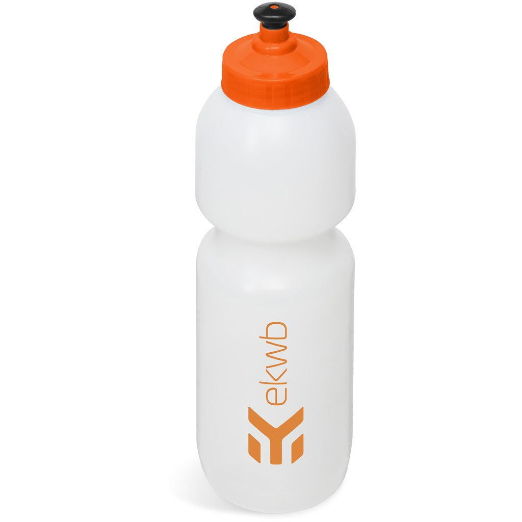 Alpine Plastic Water Bottle - 800ml in Orange — Print Fast Express
