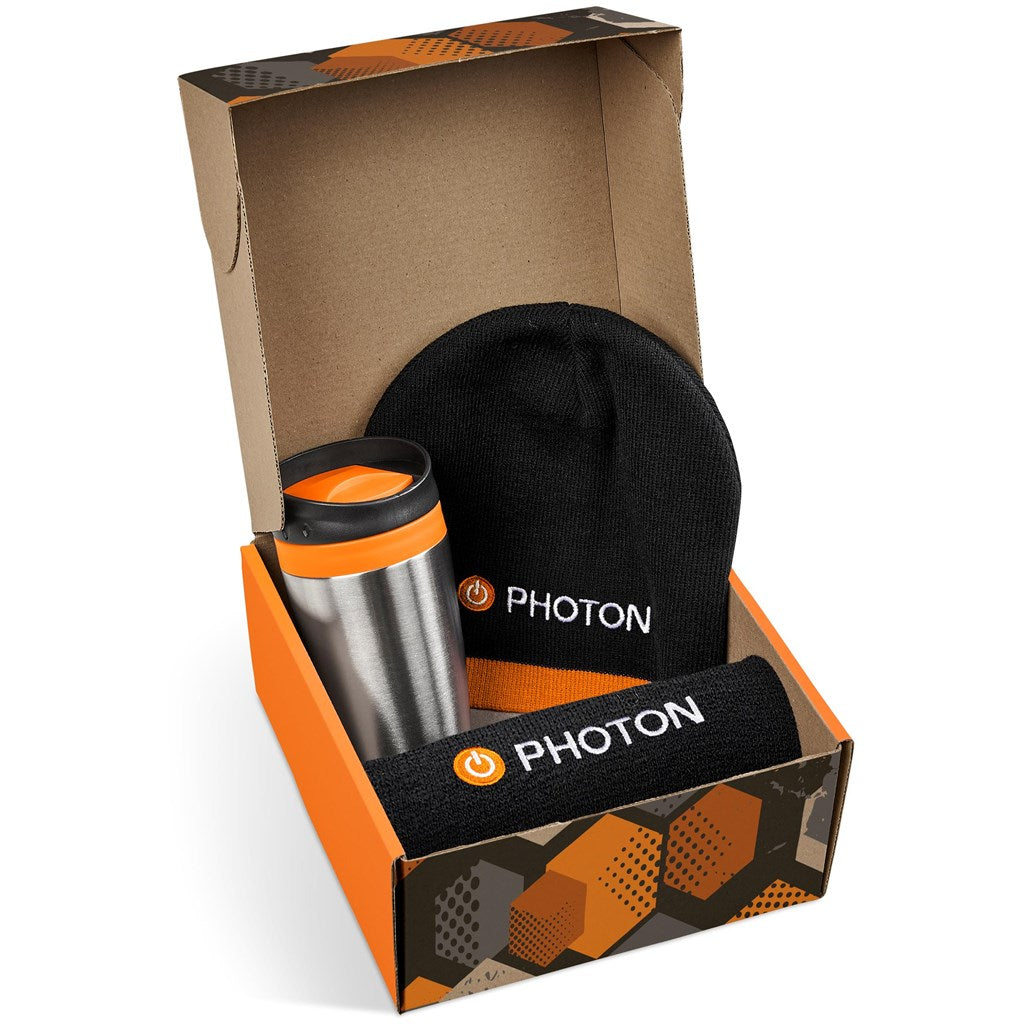 Callan Winter Gift Set in Orange — Print Fast Express