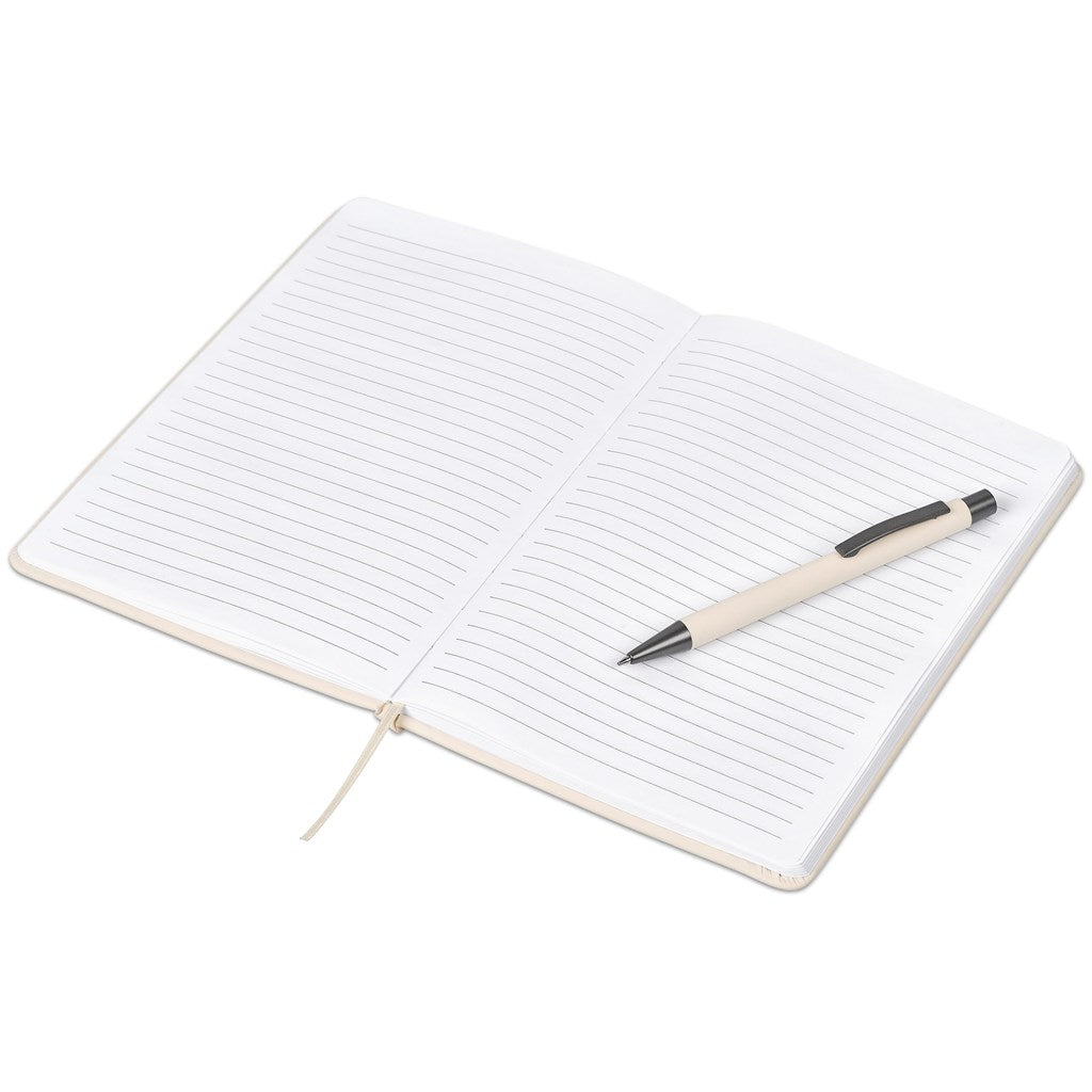 Viola Notebook & Pen Set in Cream - Print Fast Express