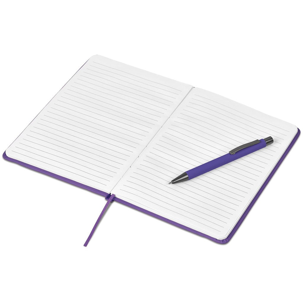 Viola Notebook & Pen Set in Purple - Print Fast Express