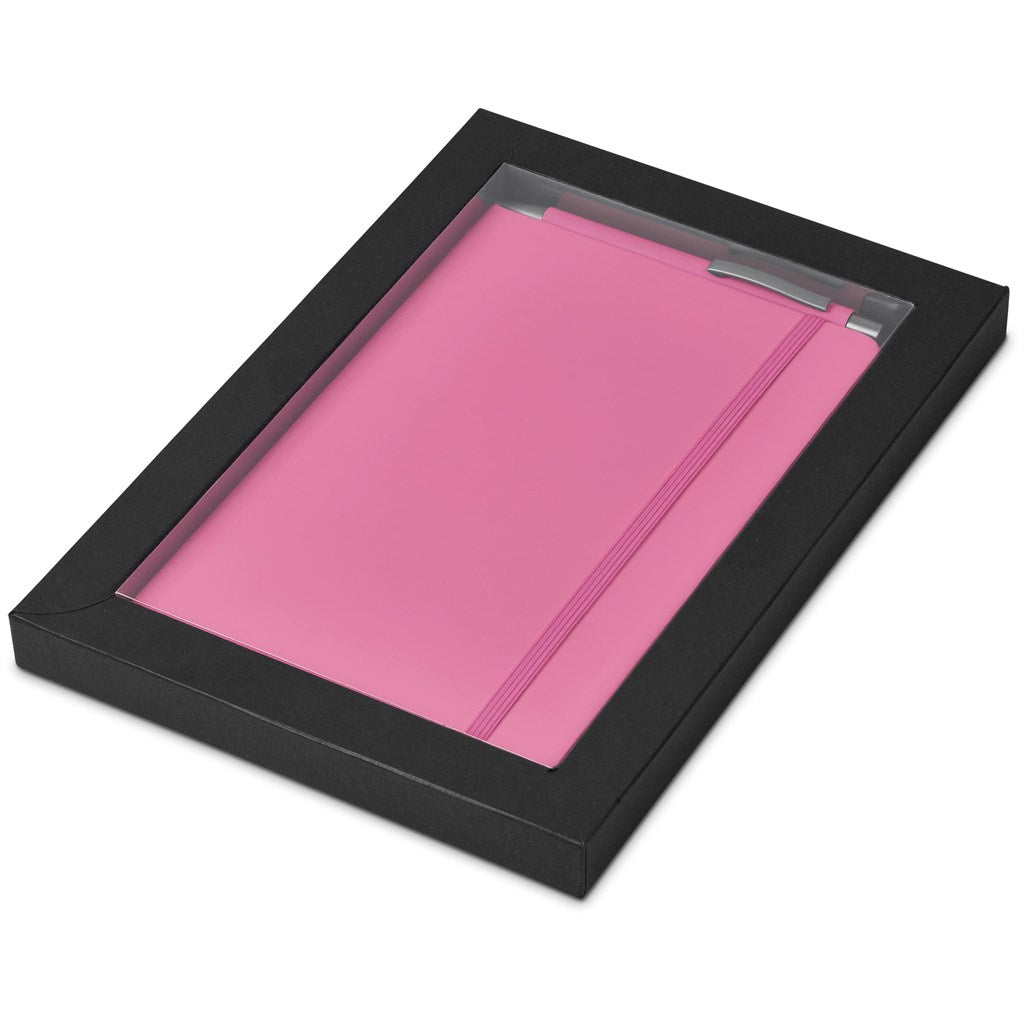 Viola Notebook & Pen Set in Pink - Print Fast Express