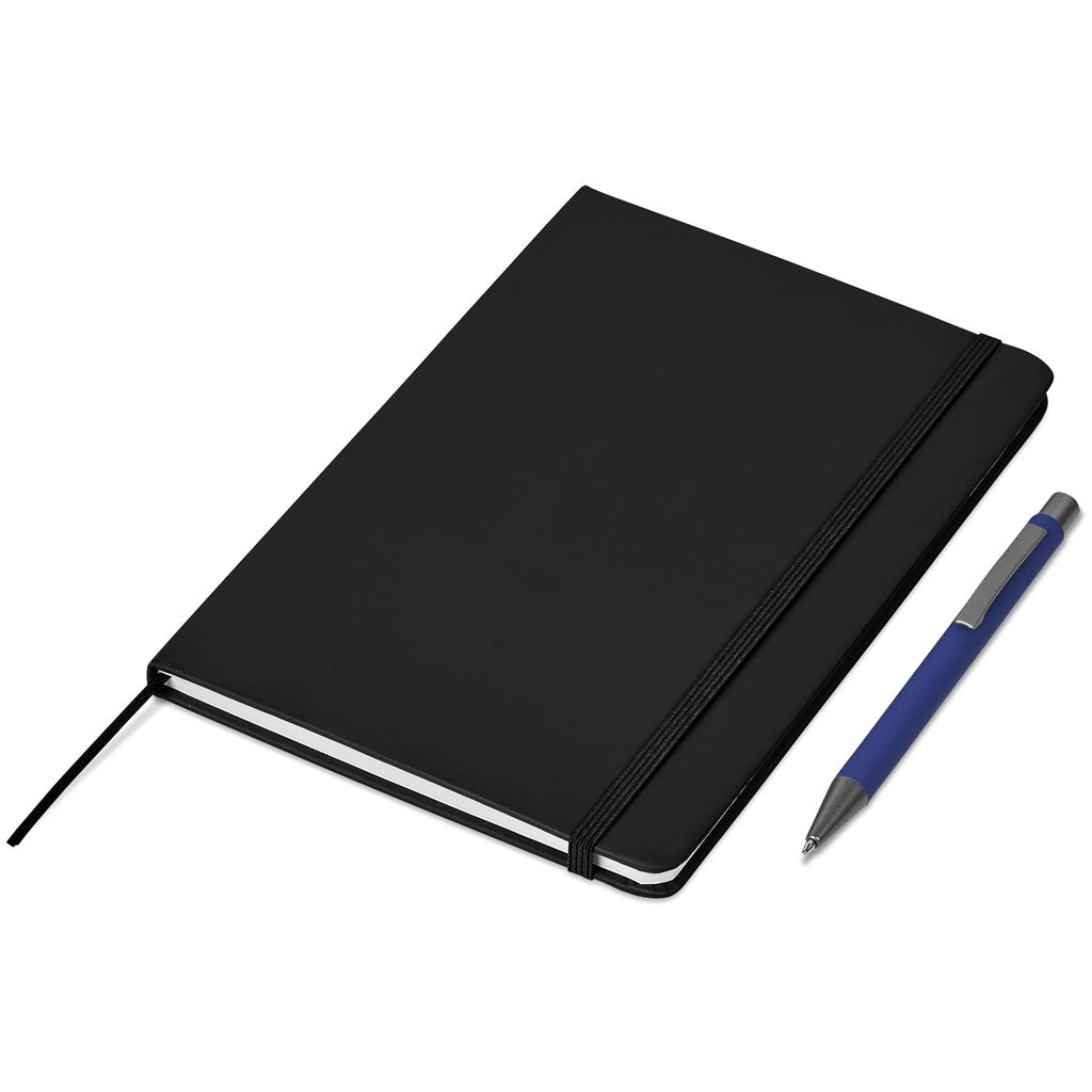 Dahlia Notebook & Pen Set in Blue - Print Fast Express