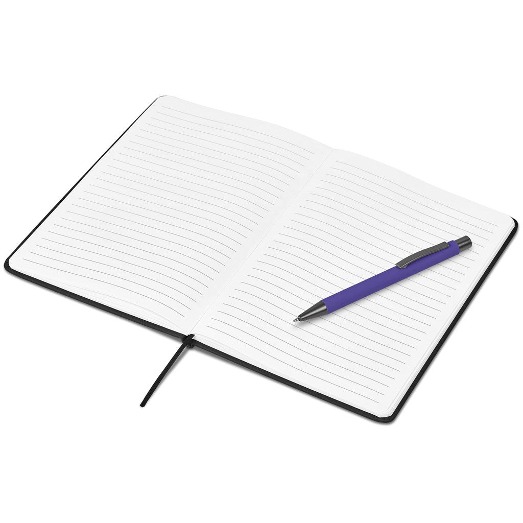Dahlia Notebook & Pen Set in Purple - Print Fast Express