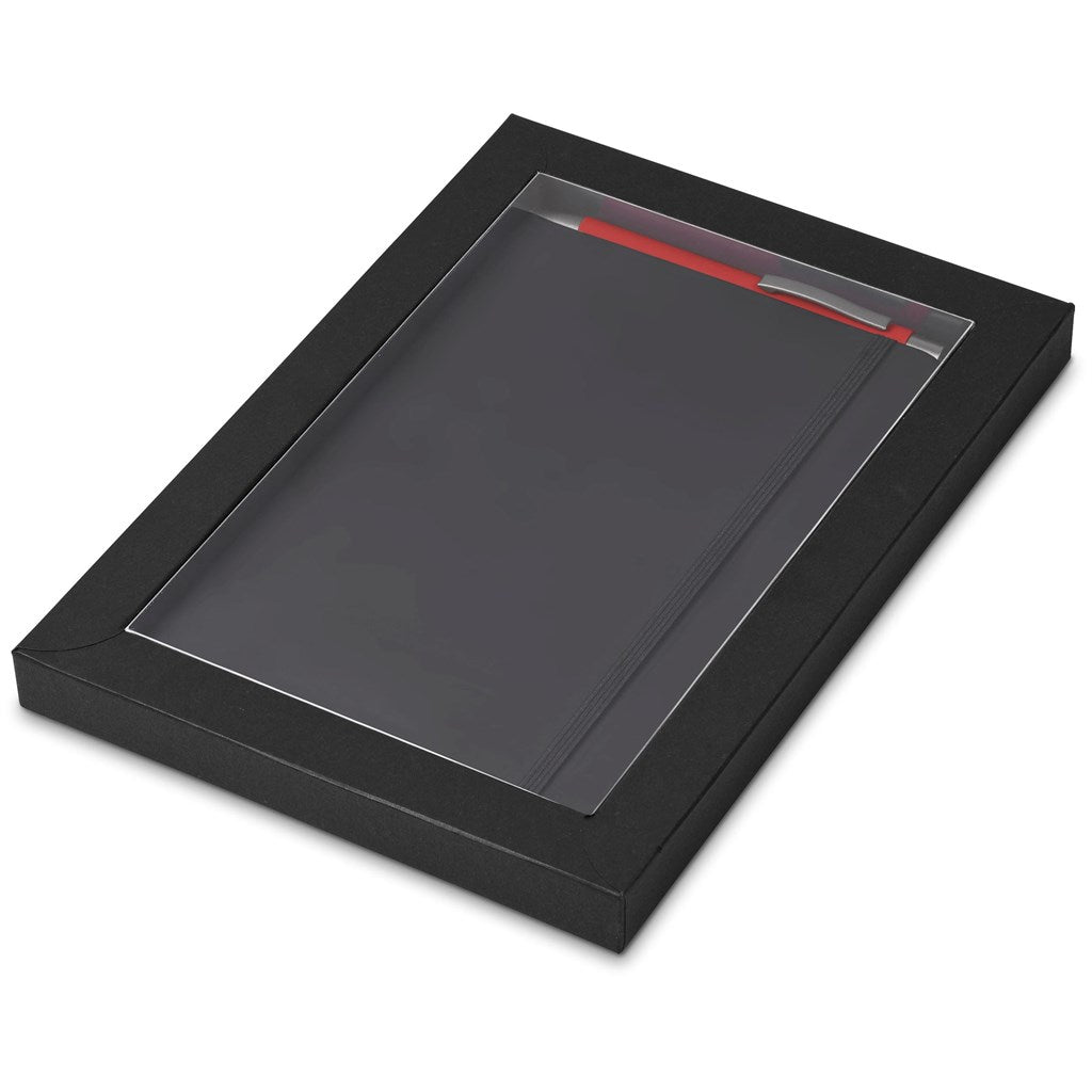 Dahlia Notebook & Pen Set in Red - Print Fast Express