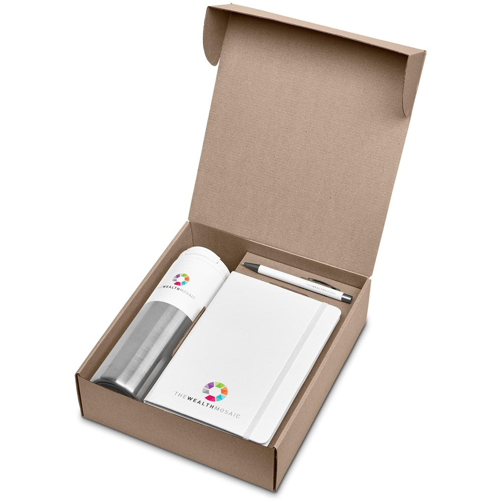 Watson Kraft Gift Set in Solid White — Print Fast Express