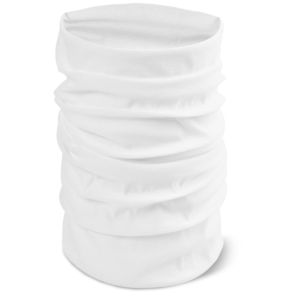 Altitude Adult Cadence Tubular Bandana in Solid White - Print Fast Express