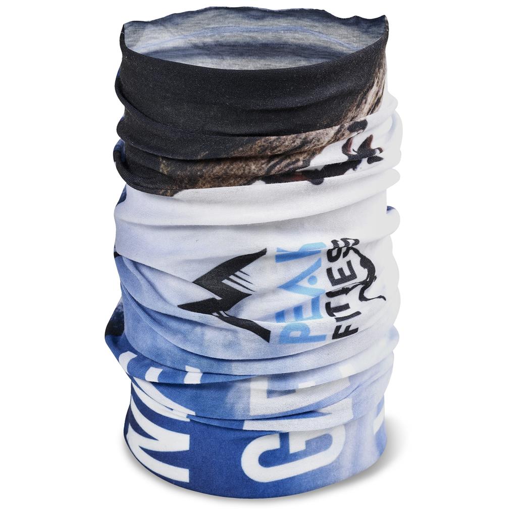 Altitude Adult Cadence Tubular Bandana in Solid White — Print Fast Express
