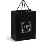 Altitude Dazzle Mini Paper Gift Bag in Black — Print Fast Express