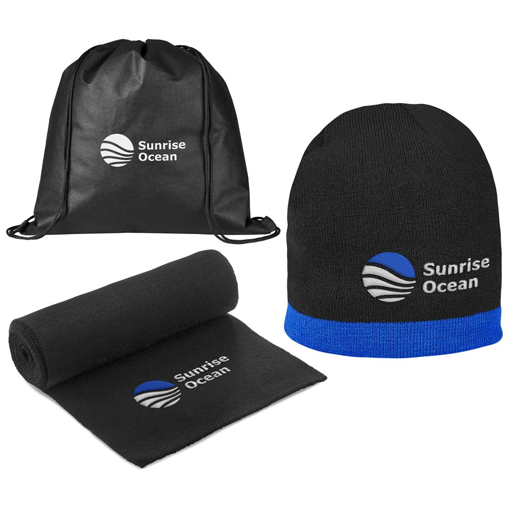 Solo Winter Warmer Set in Blue — Print Fast Express