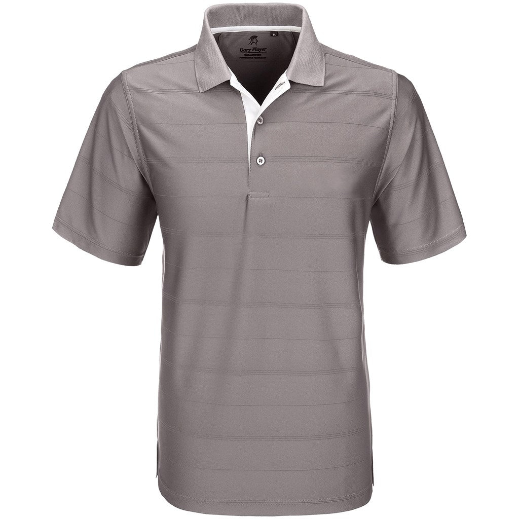 Mens Admiral Golf Shirt in Grey — Print Fast Express
