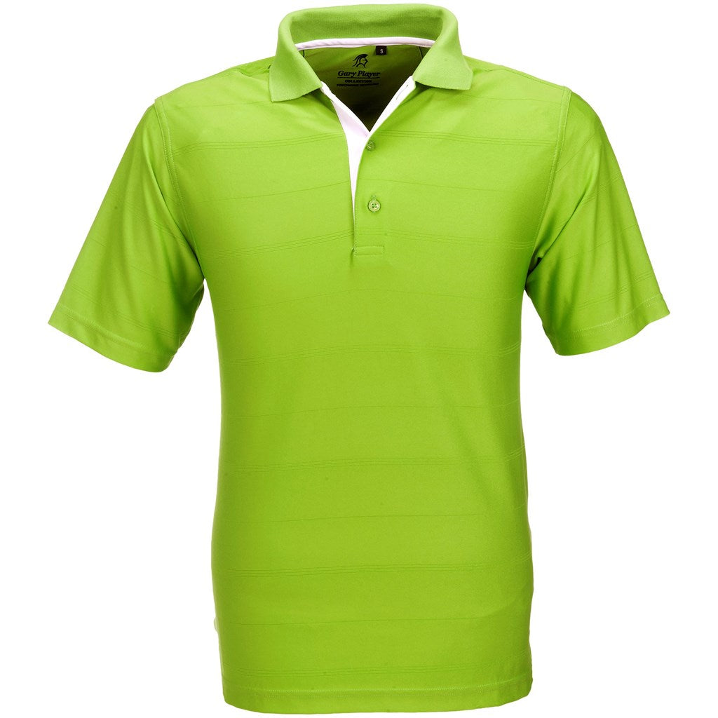 Mens Admiral Golf Shirt in Green — Print Fast Express