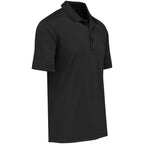 Mens Wynn Golf Shirt in Black - Print Fast Express