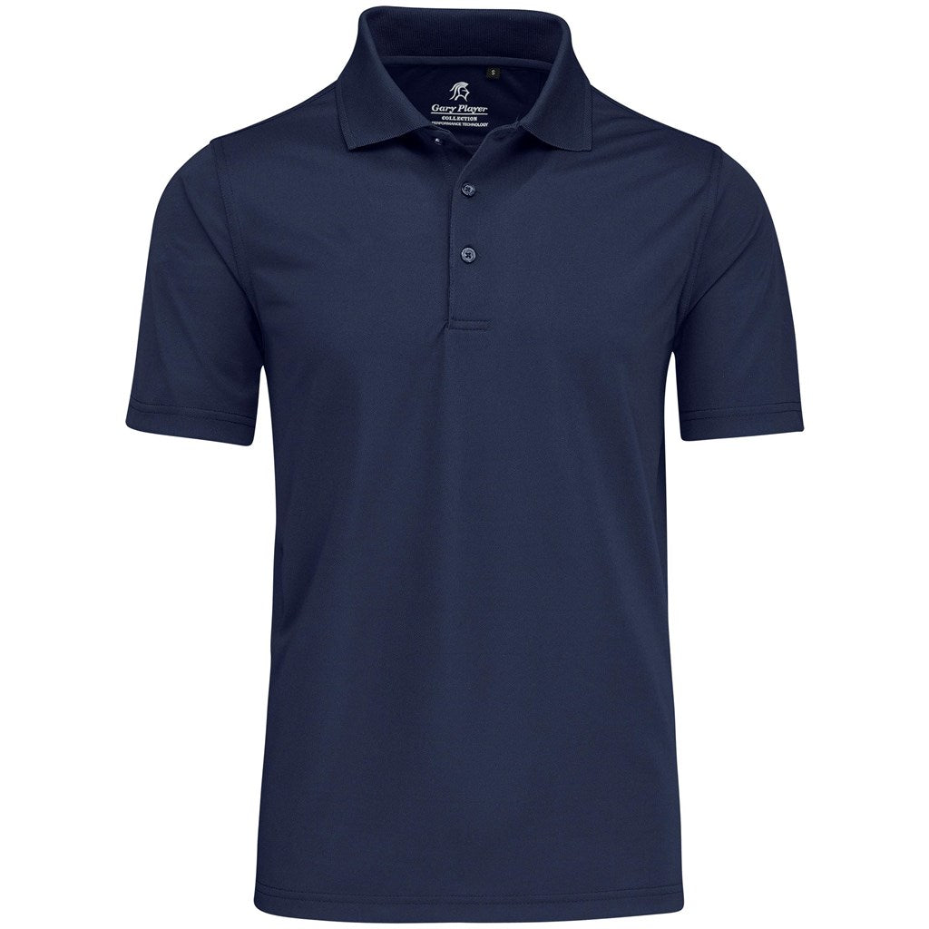 Mens Wynn Golf Shirt in Navy — Print Fast Express