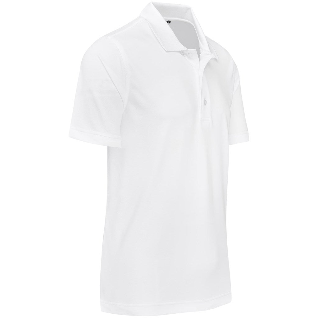 Mens Wynn Golf Shirt in White - Print Fast Express
