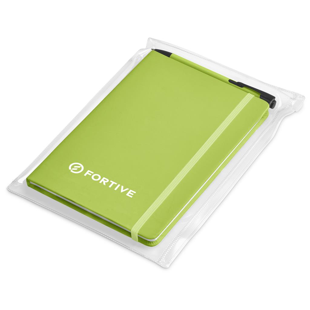 Altitude Powell Notebook & Pen Set in Lime — Print Fast Express