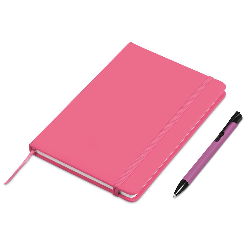Altitude Powell Notebook & Pen Set in Pink - Print Fast Express