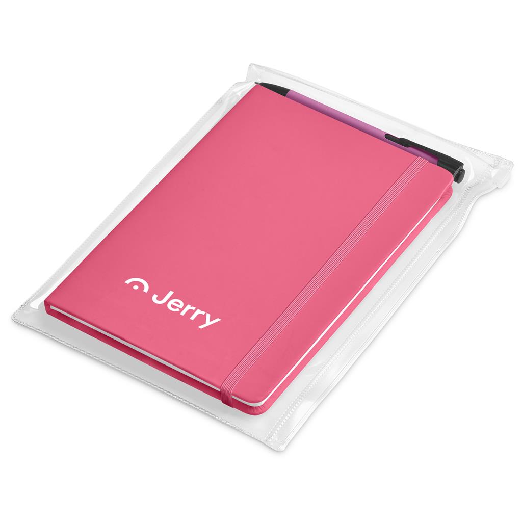 Altitude Powell Notebook & Pen Set in Pink — Print Fast Express
