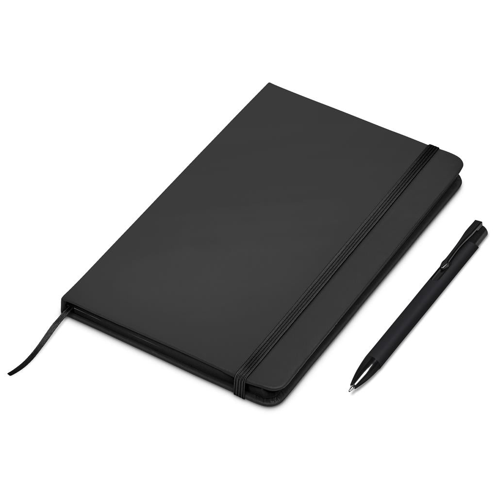 Altitude Harrison Notebook & Pen Set in Black - Print Fast Express