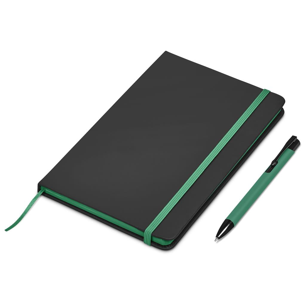 Altitude Harrison Notebook & Pen Set in Green - Print Fast Express