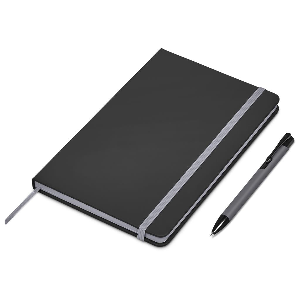 Altitude Harrison Notebook & Pen Set in Grey - Print Fast Express