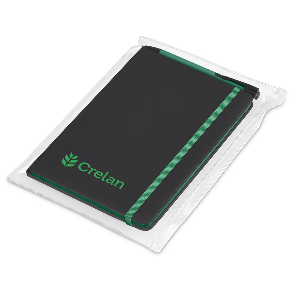 Altitude Harrison Notebook & Pen Set in Green — Print Fast Express