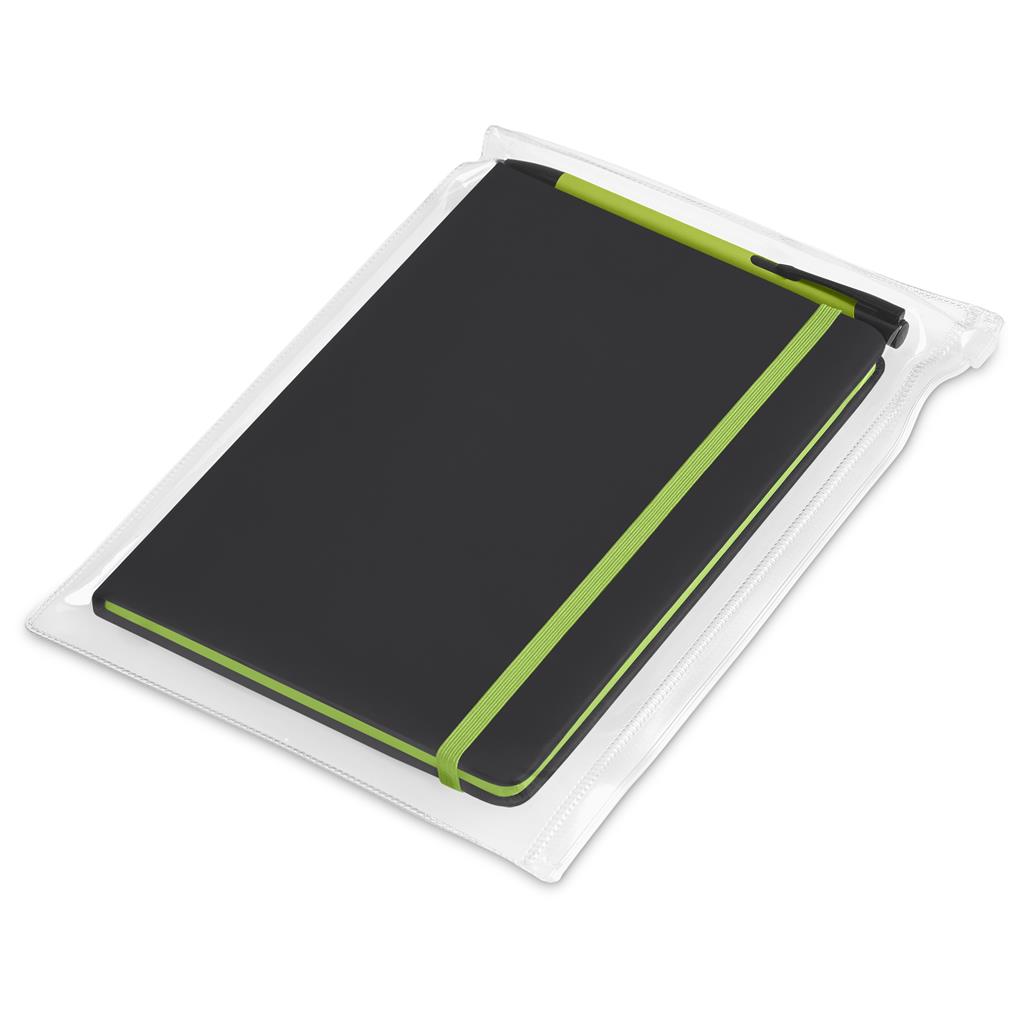 Altitude Harrison Notebook & Pen Set in Lime - Print Fast Express