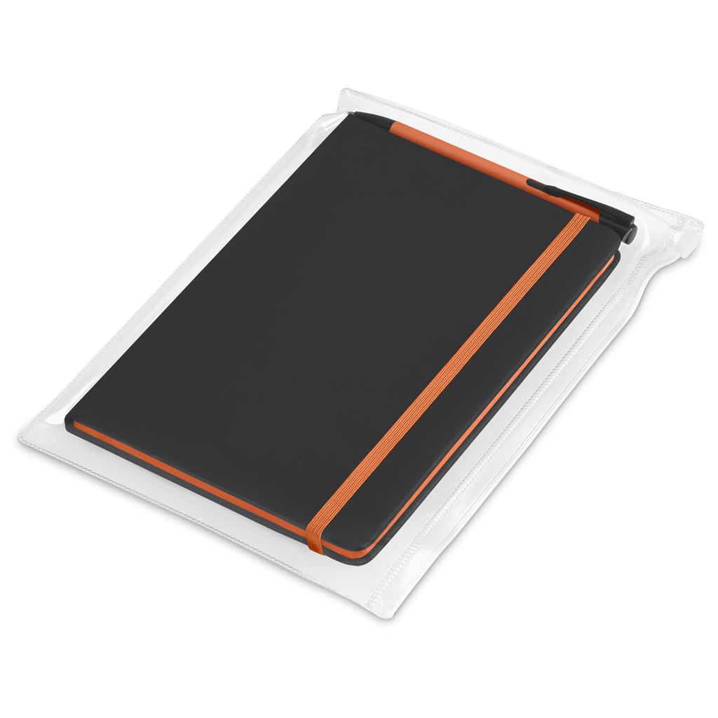 Altitude Harrison Notebook & Pen Set in Orange - Print Fast Express