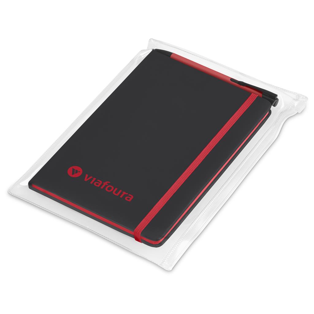 Altitude Harrison Notebook & Pen Set in Red — Print Fast Express