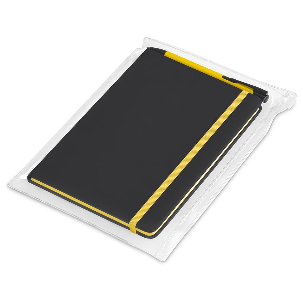 Altitude Harrison Notebook & Pen Set in Yellow - Print Fast Express