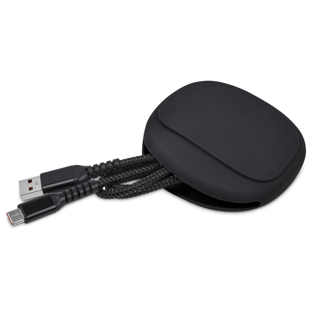 Altitude Fabbit Fast Charge USB-A to Type-C Charging Cable in Pouch in Black - Print Fast Express