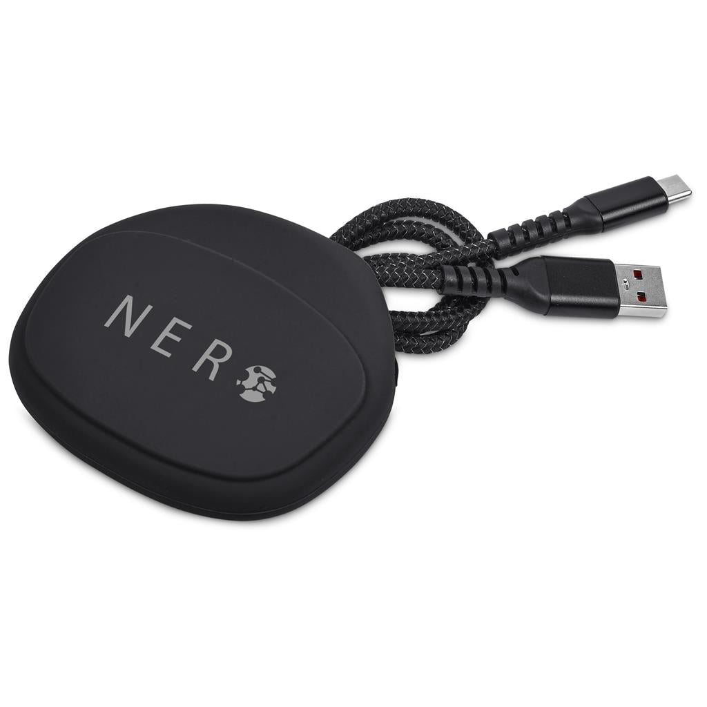 Altitude Fabbit Fast Charge USB-A to Type-C Charging Cable in Pouch in Black — Print Fast Express