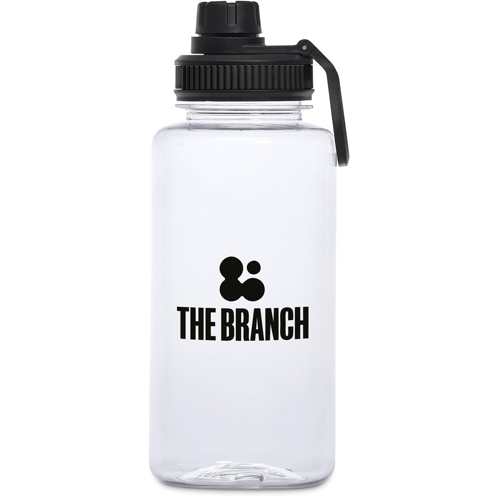Altitude Franco Recycled PET Water Bottle – 1 Litre in Black — Print Fast Express