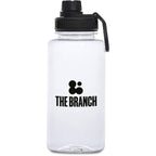 Altitude Franco Recycled PET Water Bottle – 1 Litre in Black — Print Fast Express