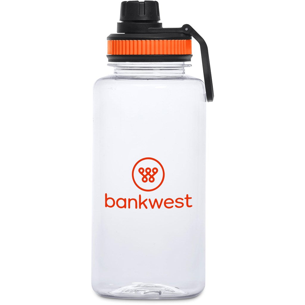Altitude Franco Recycled PET Water Bottle – 1 Litre in Orange — Print Fast Express