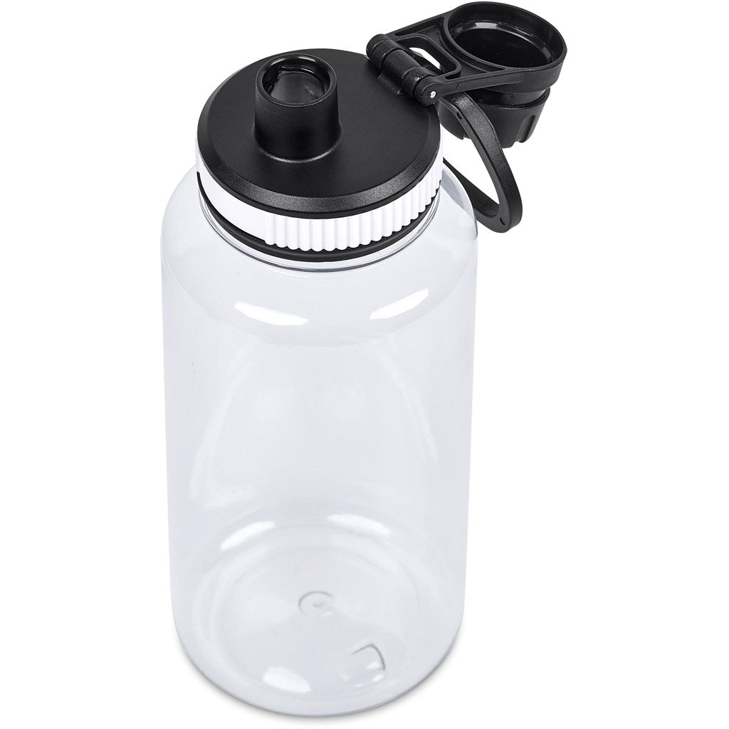 Altitude Franco Recycled PET Water Bottle – 1 Litre in Solid White - Print Fast Express