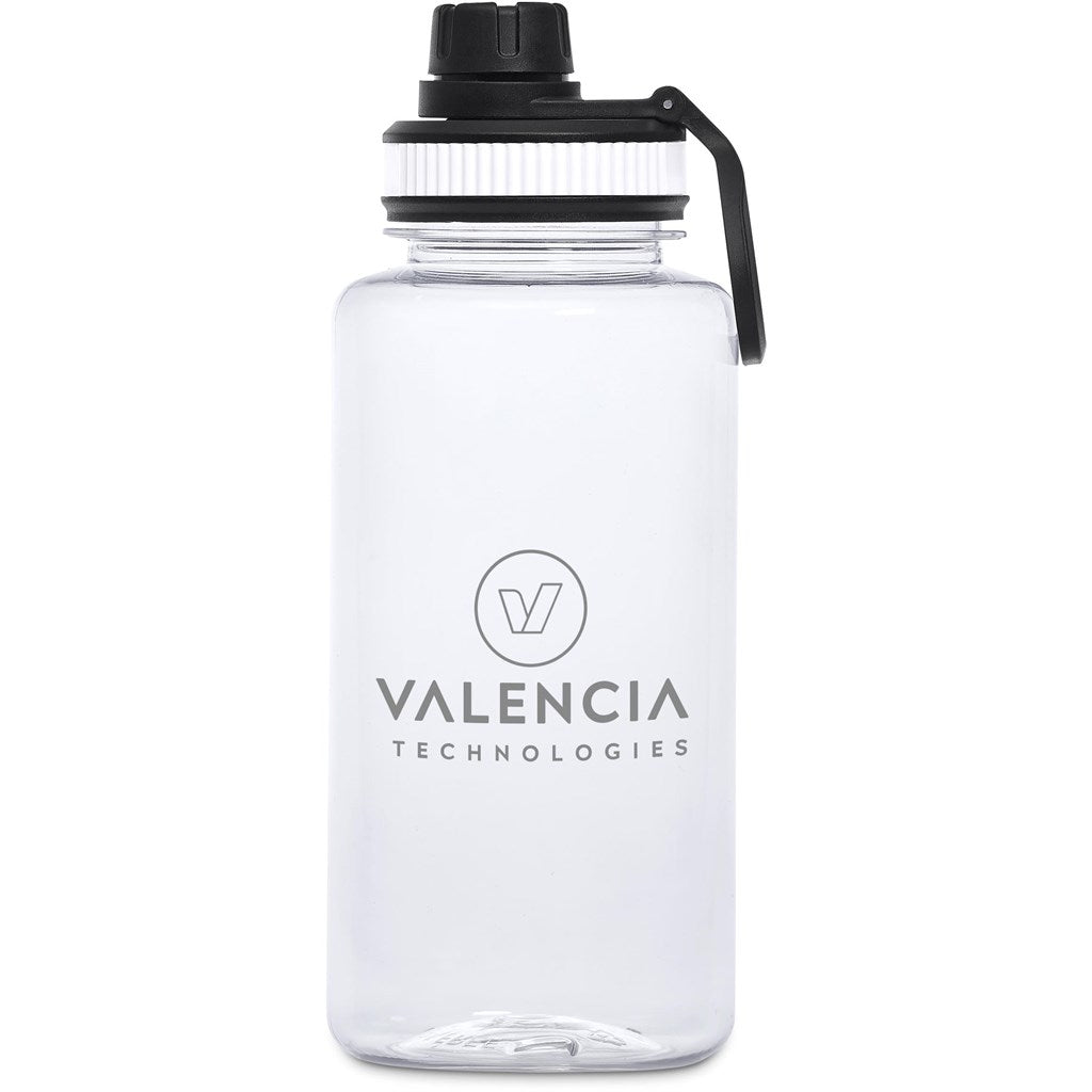 Altitude Franco Recycled PET Water Bottle – 1 Litre in Solid White — Print Fast Express