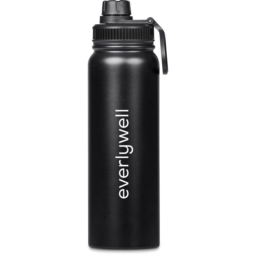 Altitude Bastos Stainless Steel Vacuum Water Bottle – 750ml in Black — Print Fast Express