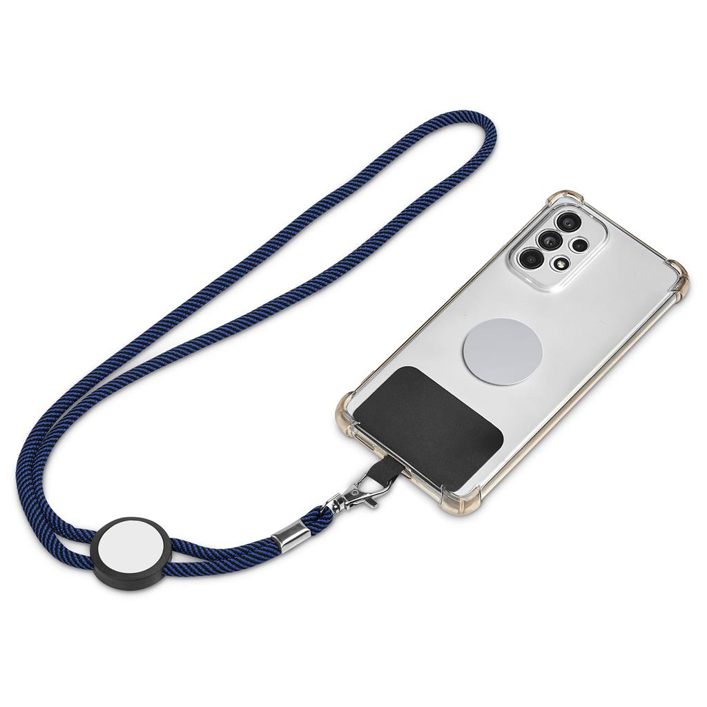 Altitude Twirl Phone Lanyard in Blue - Print Fast Express