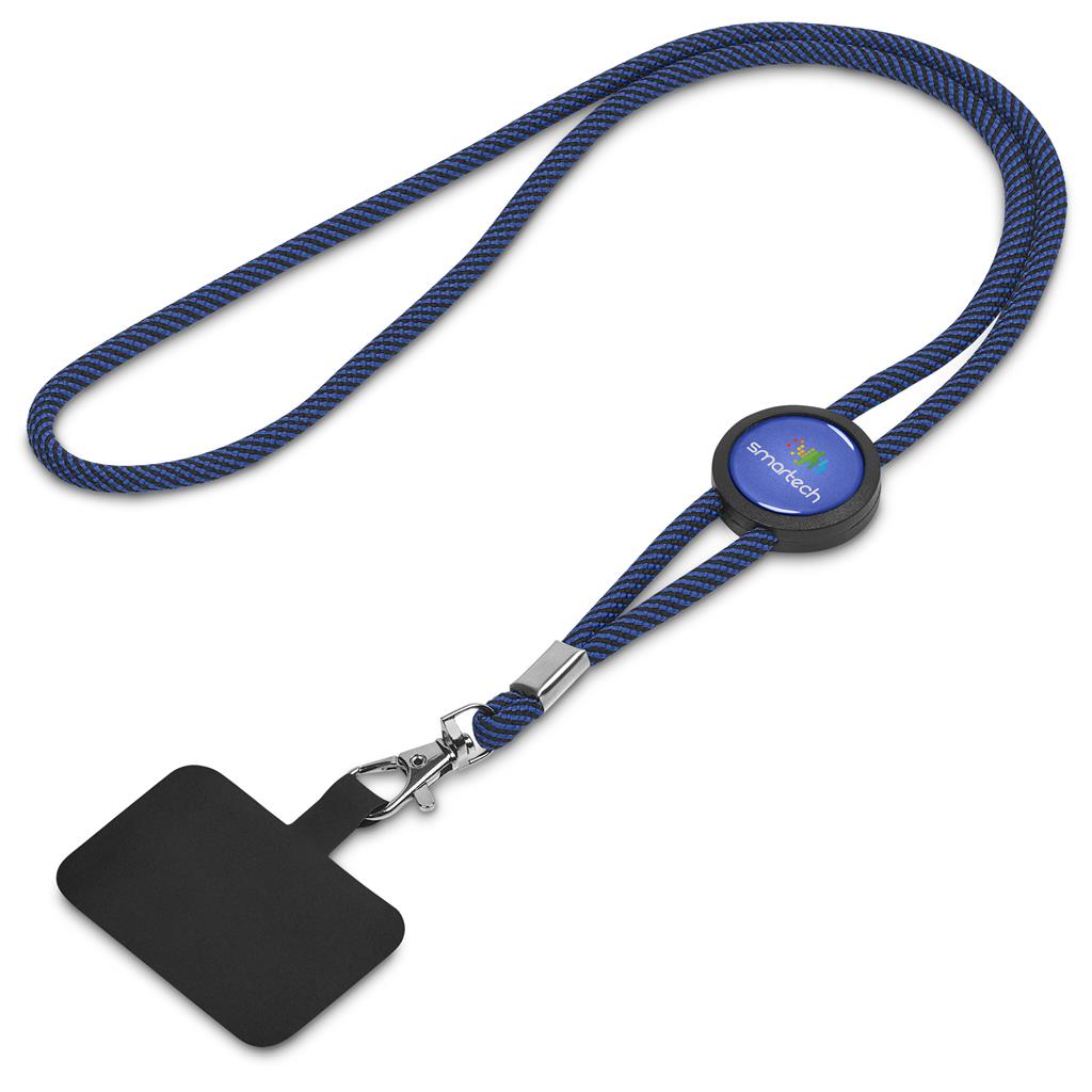 Altitude Twirl Phone Lanyard in Blue — Print Fast Express