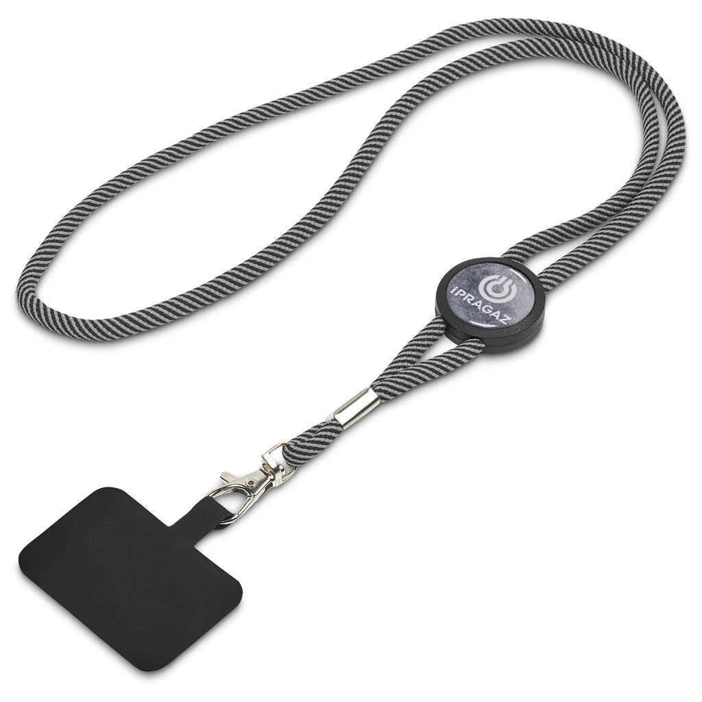 Altitude Twirl Phone Lanyard in Grey — Print Fast Express